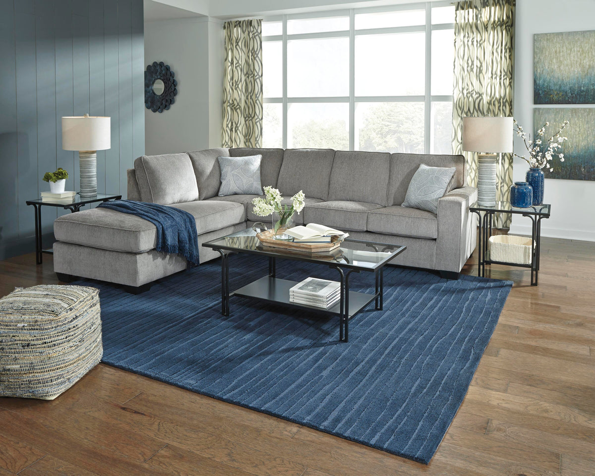 Altari 2-Piece Sleeper Sectional with Chaise Chenille