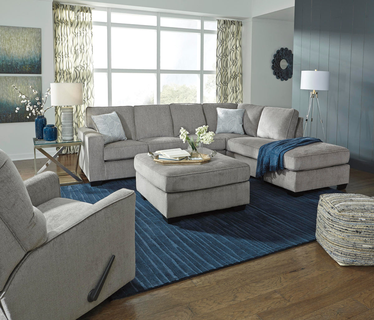 Altari 2-Piece Sectional with Chaise Chenille