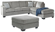 Altari 2-Piece Sectional with Chaise and Oversized Ottoman