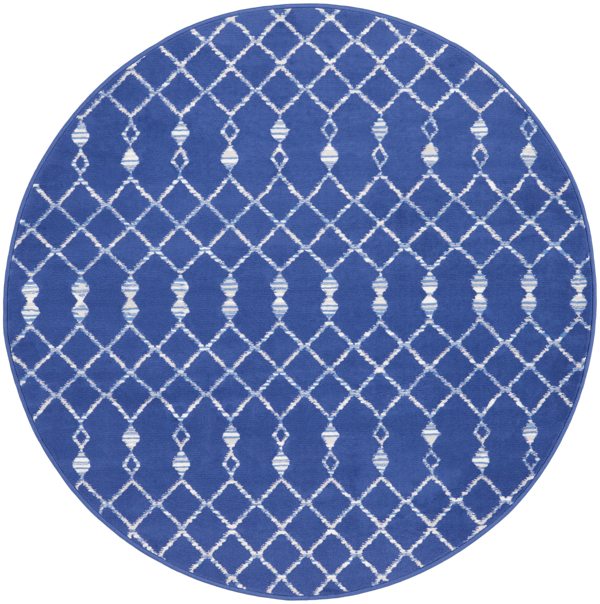 Whimsicle WHS02 Navy Rug - Round