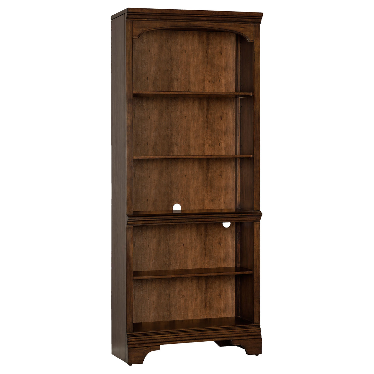 Hartshill 78-inch 4-shelf Bookcase Burnished Oak