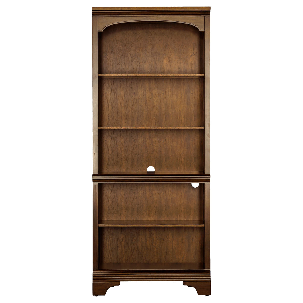 Hartshill 78-inch 4-shelf Bookcase Burnished Oak