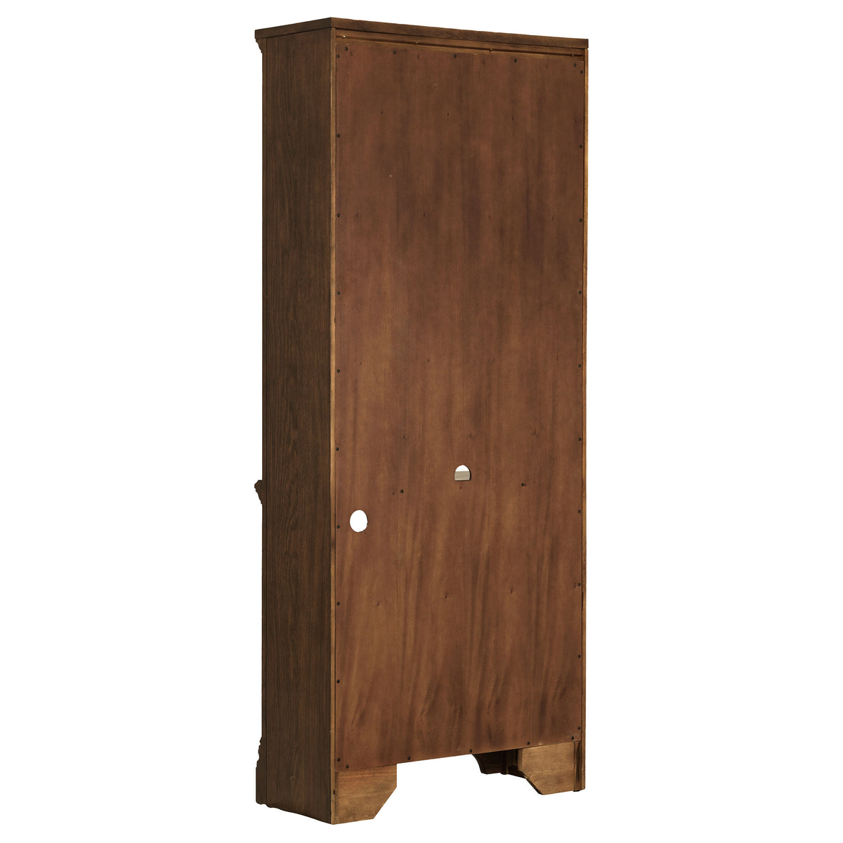 Hartshill 78-inch 4-shelf Bookcase Burnished Oak