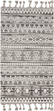 Asilah ASI03 Grey Ivory Rug - Rectangle