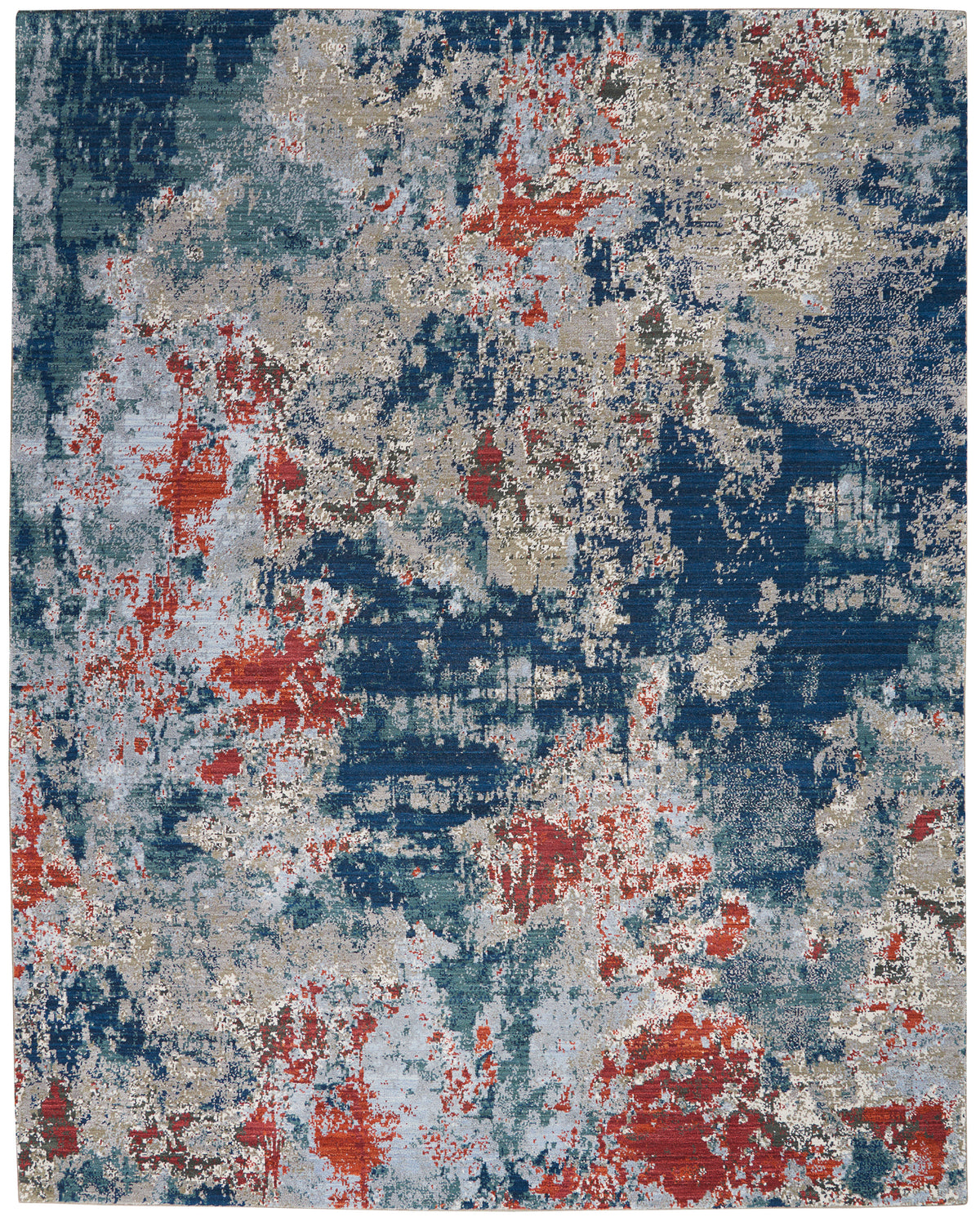 Artworks ATW01 Navy Brick Rug - Rectangle