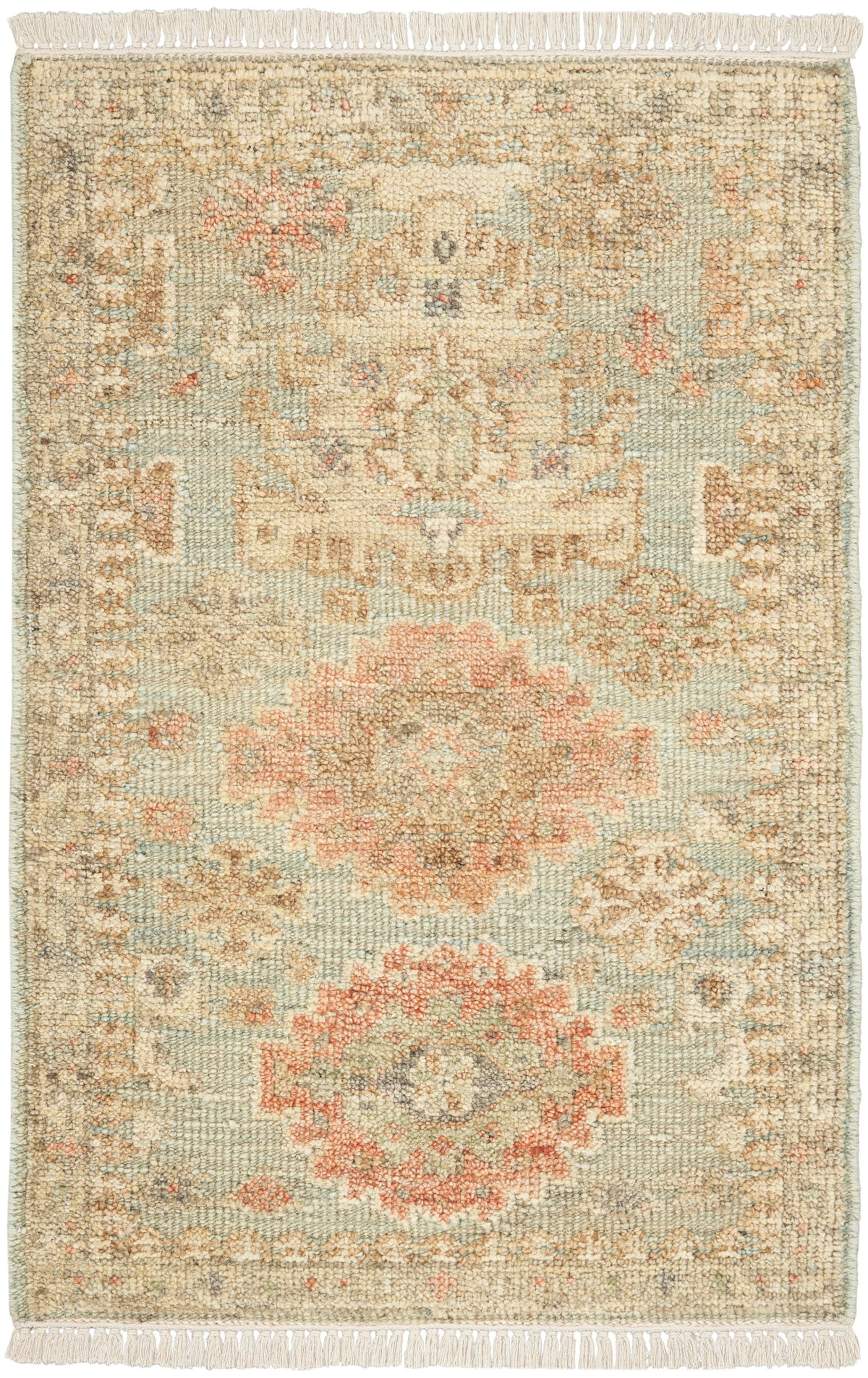 Heritage Vine HTV02 Light Blue Rug - Rectangle