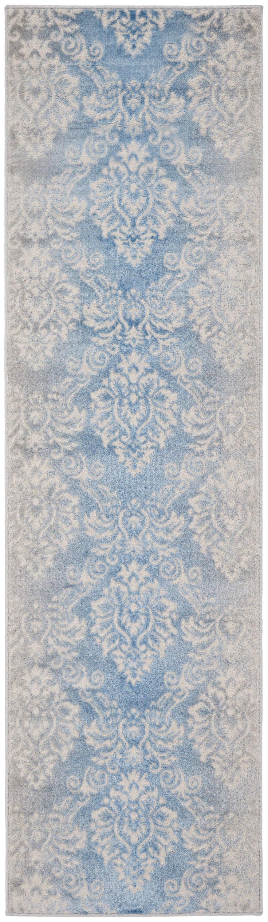 Elation ETN03 Ivory Blue Rug - Runner