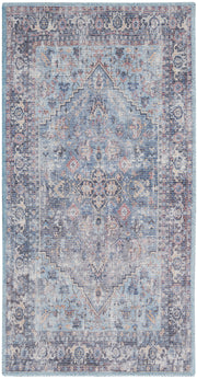 New Concept Washables SR104 Light Grey Blue Rug - Rectangle