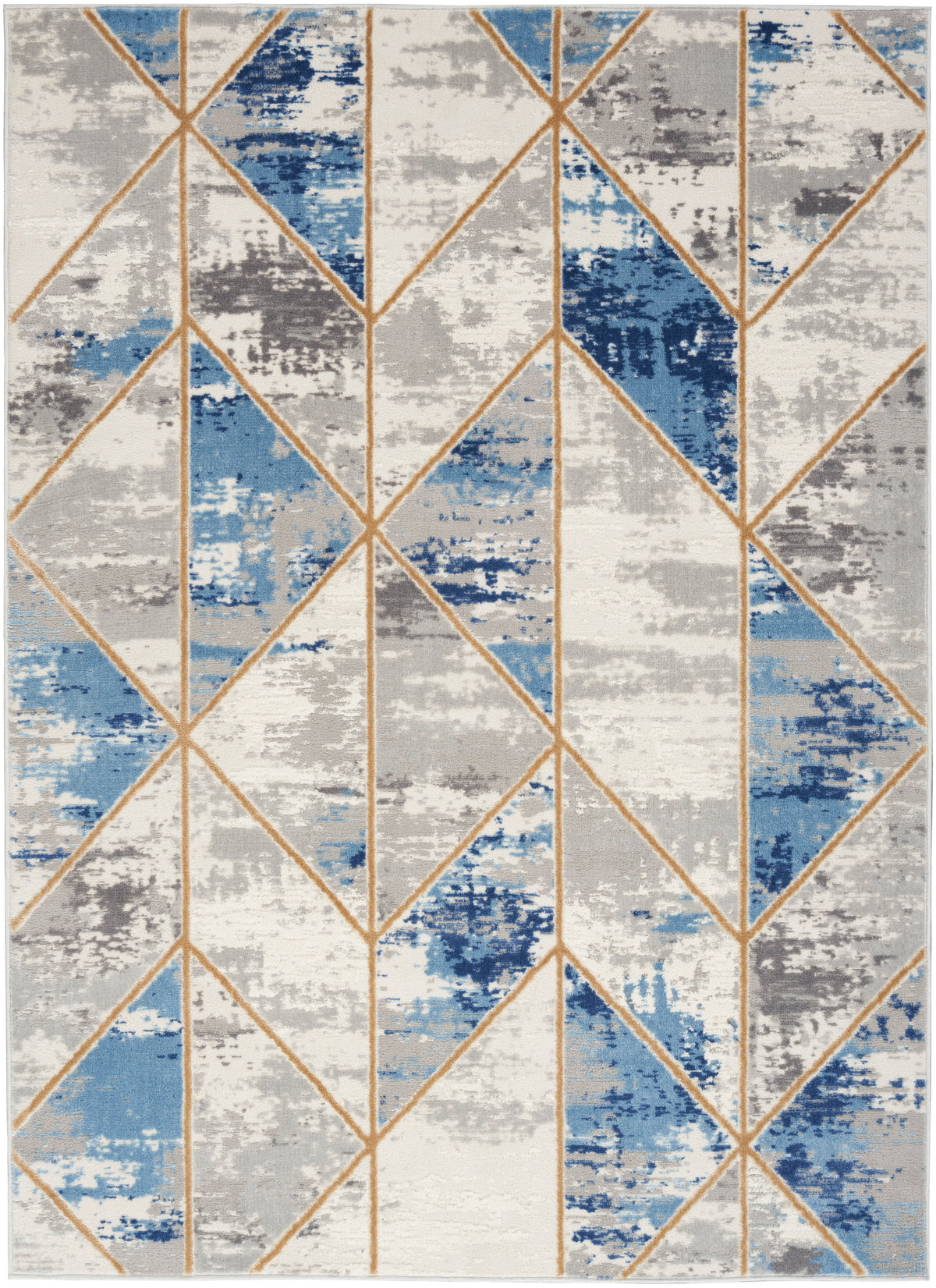 Elation ETN12 Grey Multicolor Rug - Rectangle