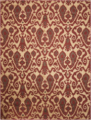 Kindred KIN09 Ivory Red Rug - Rectangle