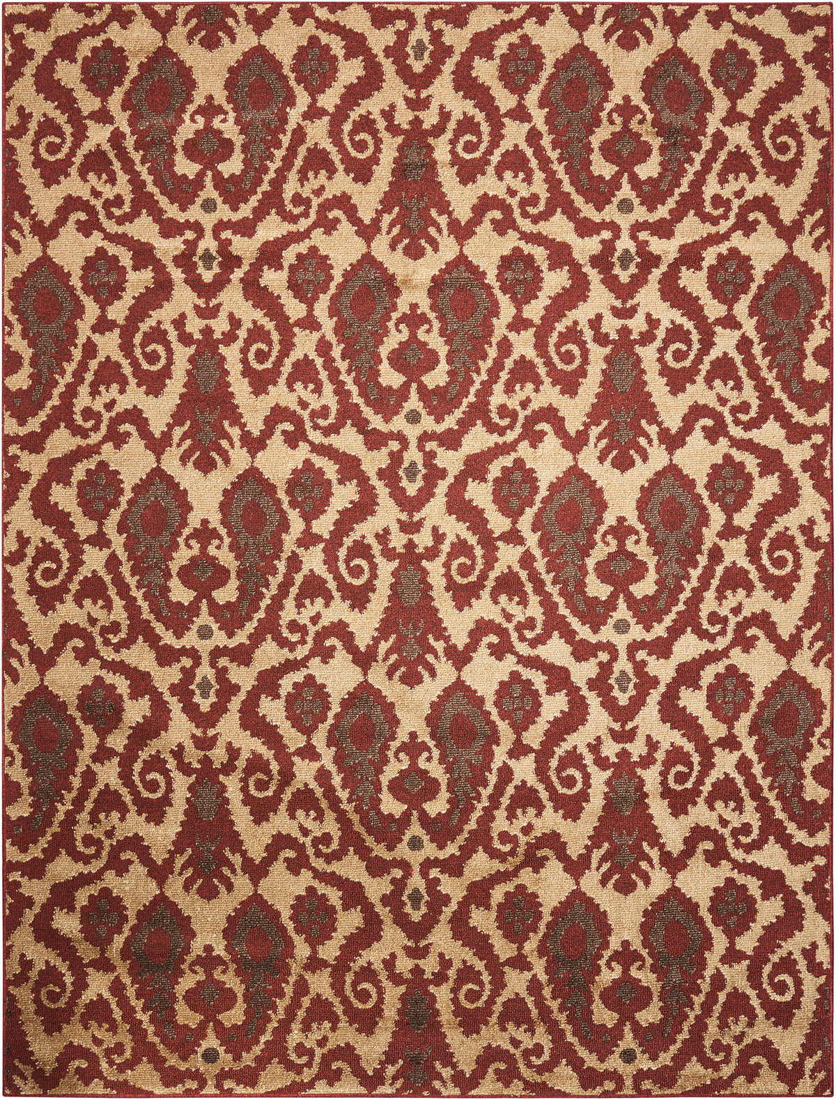 Kindred KIN09 Ivory Red Rug - Rectangle