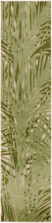 Aloha ALH41 Ivory Green Rug - Runner