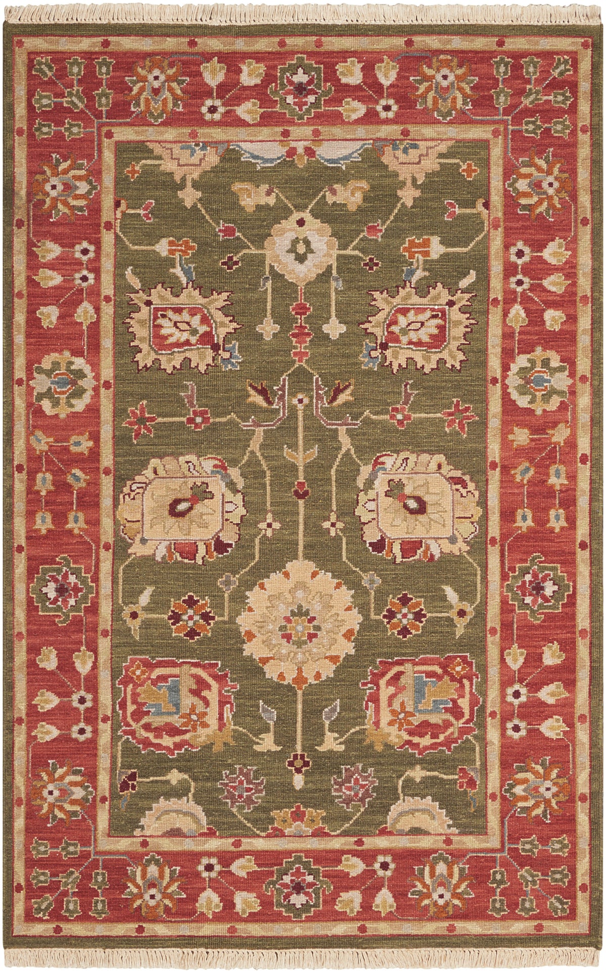 Nourmak S181 Olive Rug - Rectangle