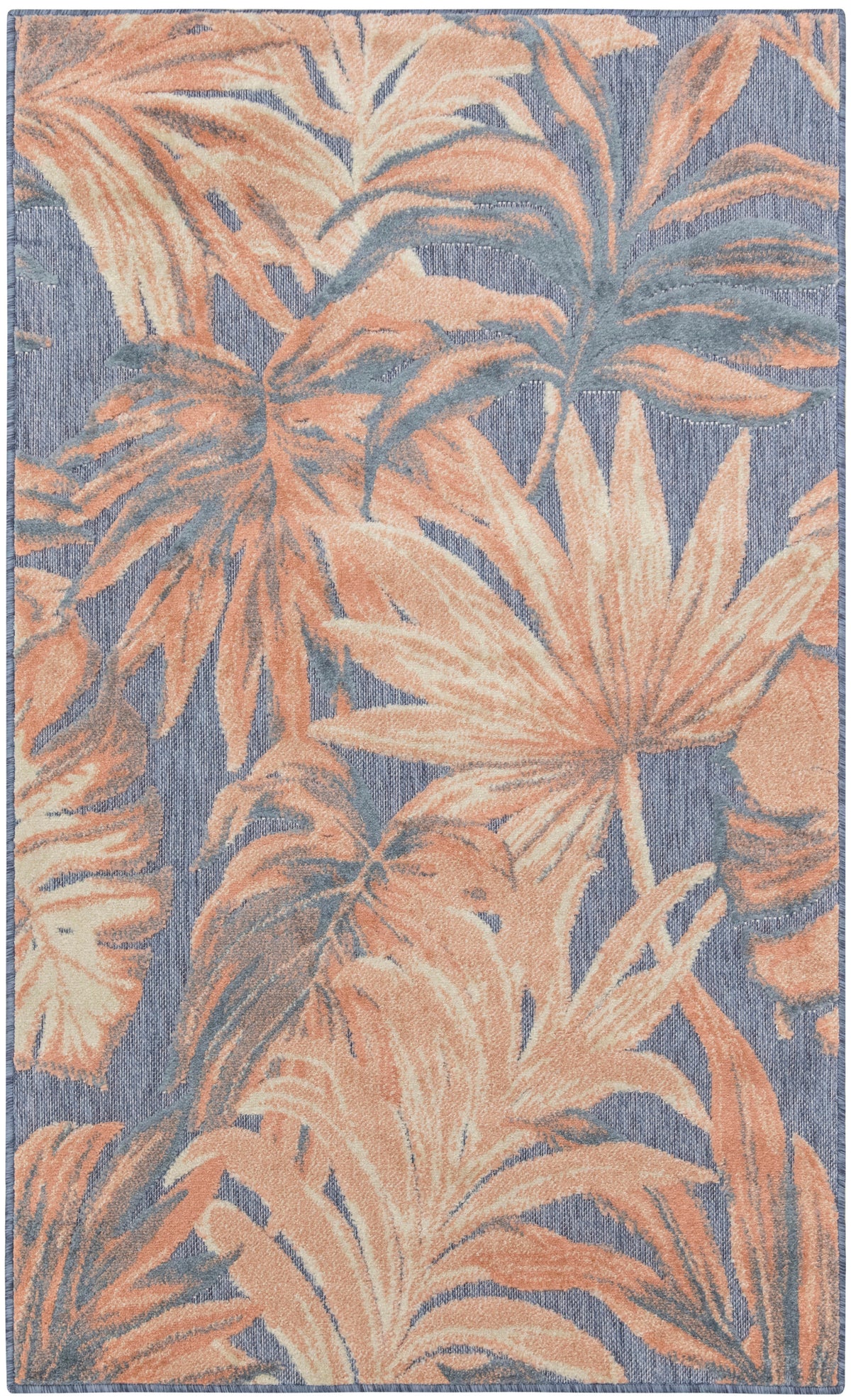 Aloha ALH43 Blue Rose Rug - Rectangle