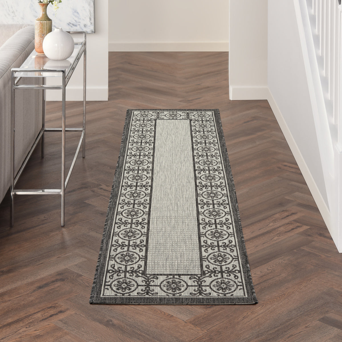 Country Side CTR03 Ivory Charcoal Rug - room scene