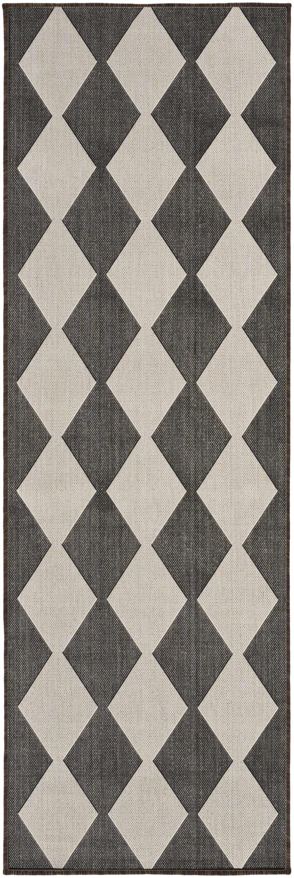 Positano POS04 Black Rug - Runner
