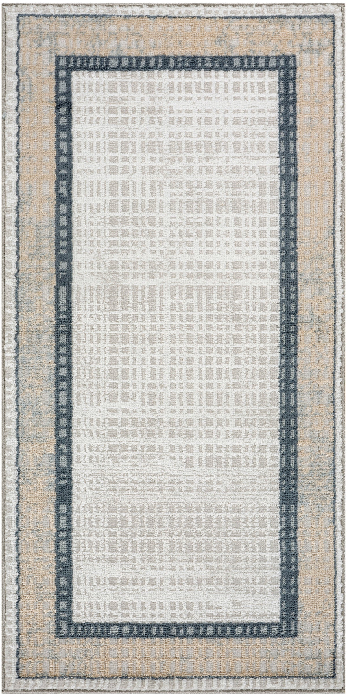 Dekor DEK06 Grey Navy Rug - Rectangle
