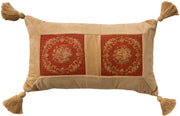 Vintage Pillow VAN11 Rust 12" x 20" Throw Pillows