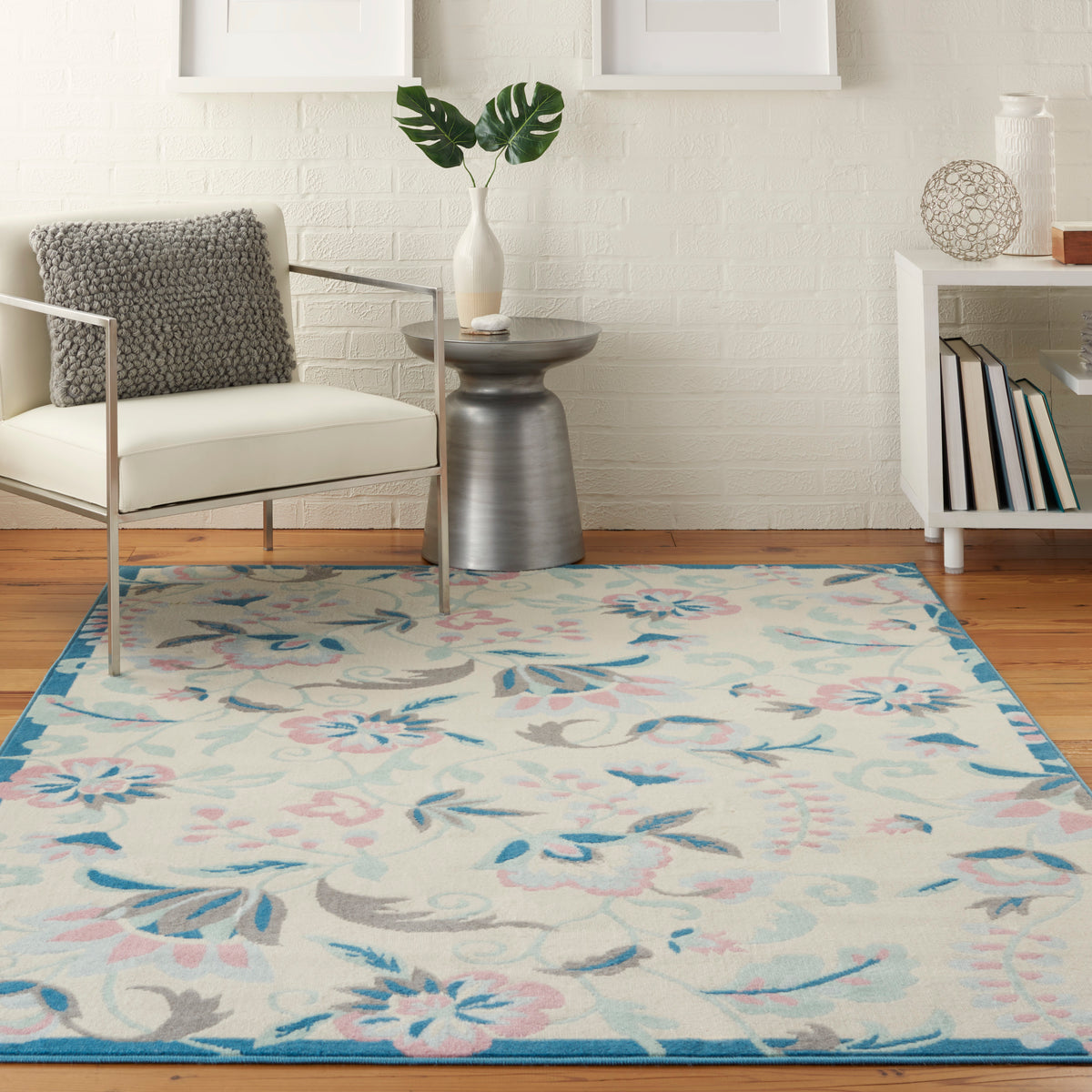 Jubilant JUB15 Ivory Multicolor Rug - room scene