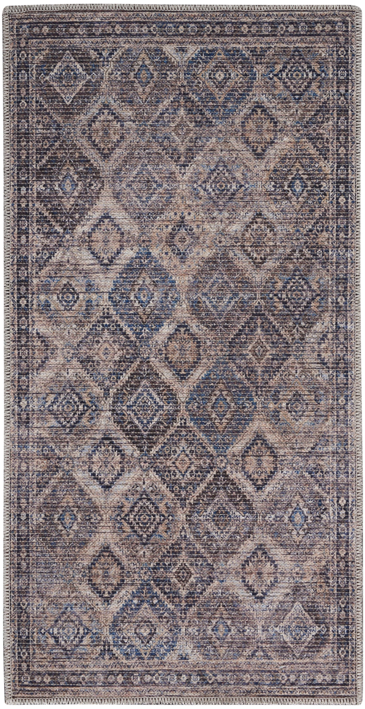 New Concept Washables SR103 Ivory Latte Rug - Rectangle