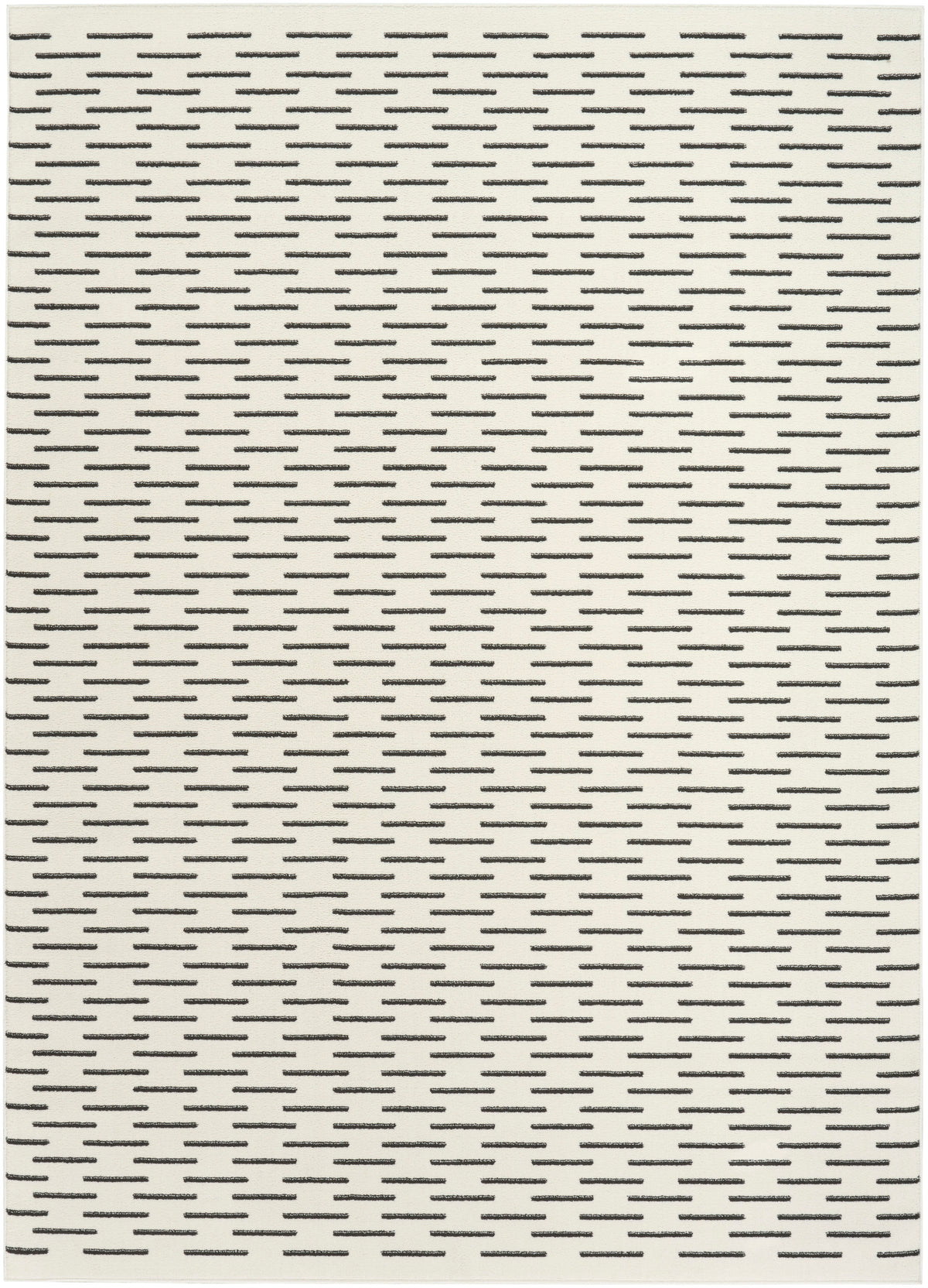 Nordic NRC12 Ivory Black Rug - Rectangle