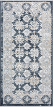 Dekor DEK02 Grey Navy Rug - Rectangle
