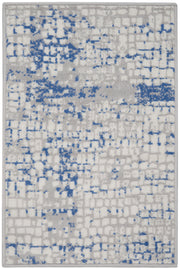 Whimsicle WHS07 Grey Blue Rug - Rectangle