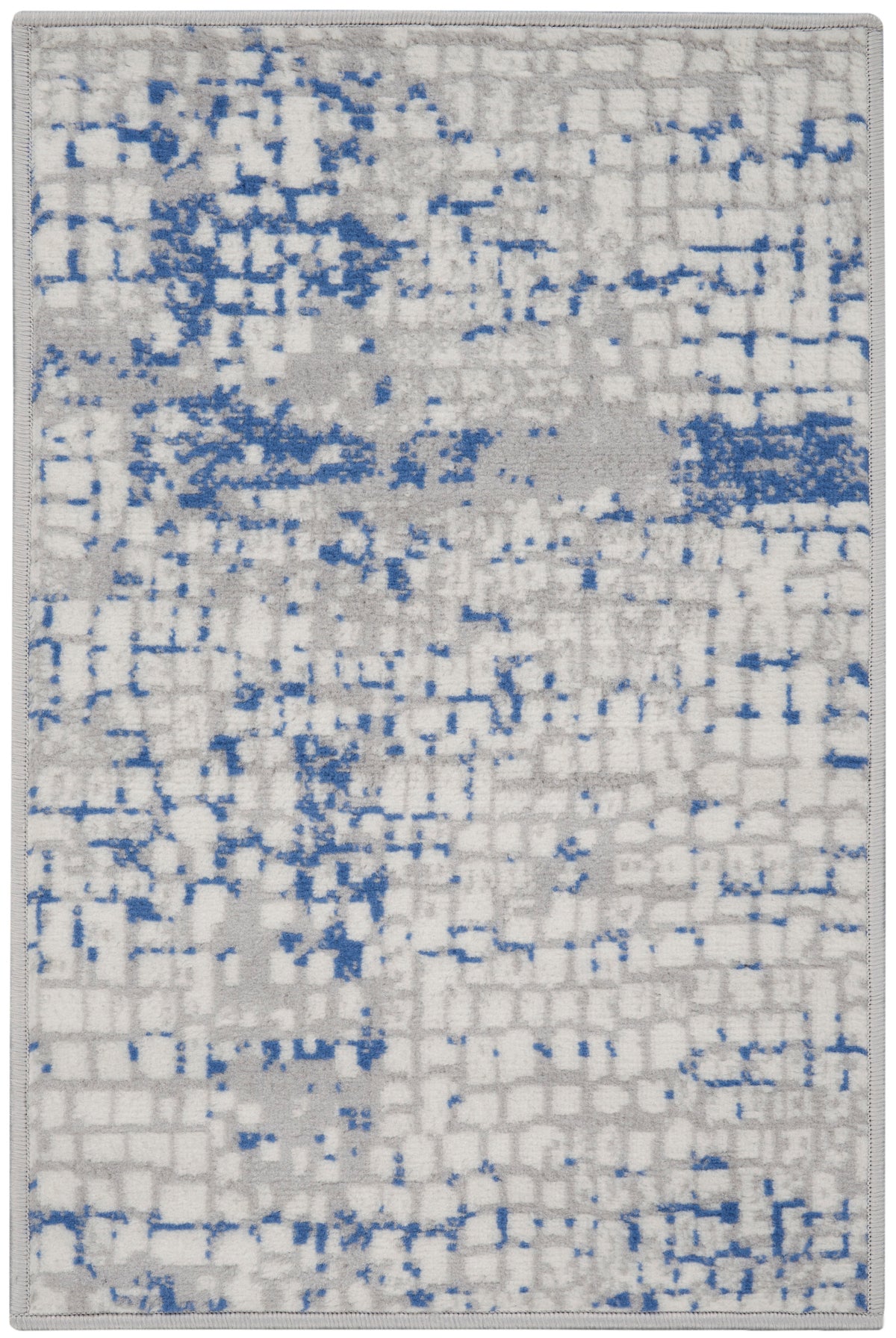 Whimsicle WHS07 Grey Blue Rug - Rectangle