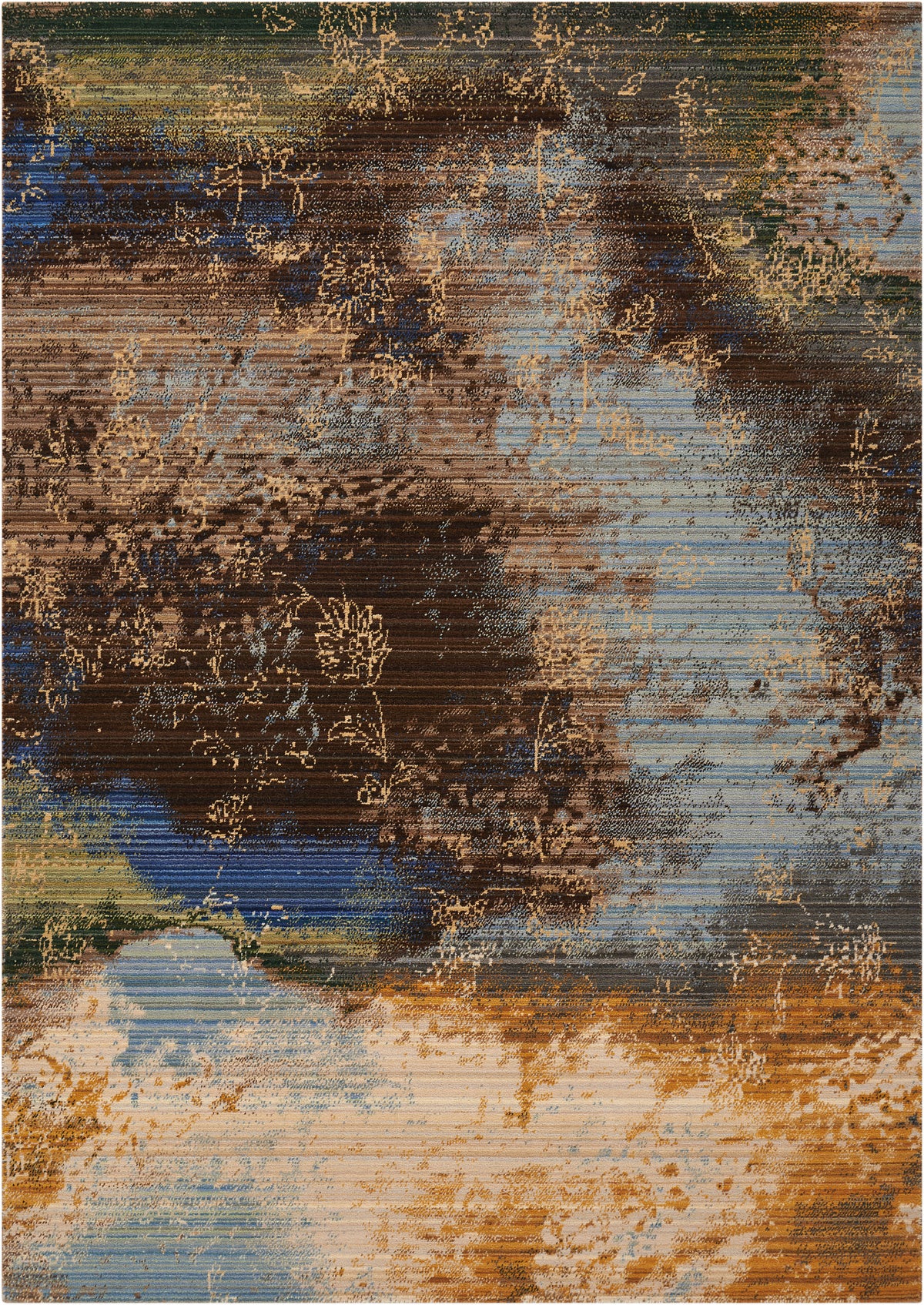 Rhapsody RH016 Ocean Rug - Rectangle