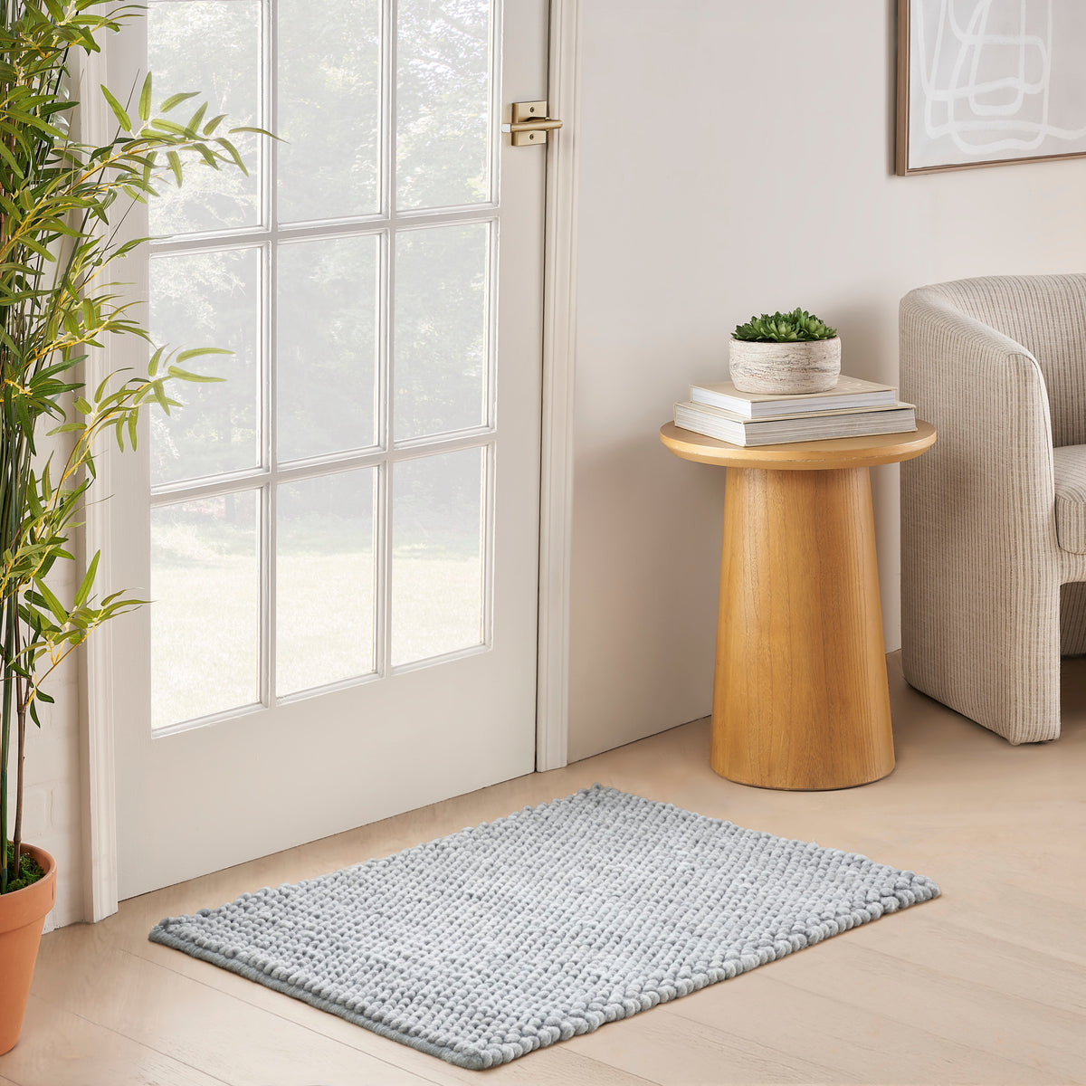 Pure Knots KNT01 Denim Rug - room scene