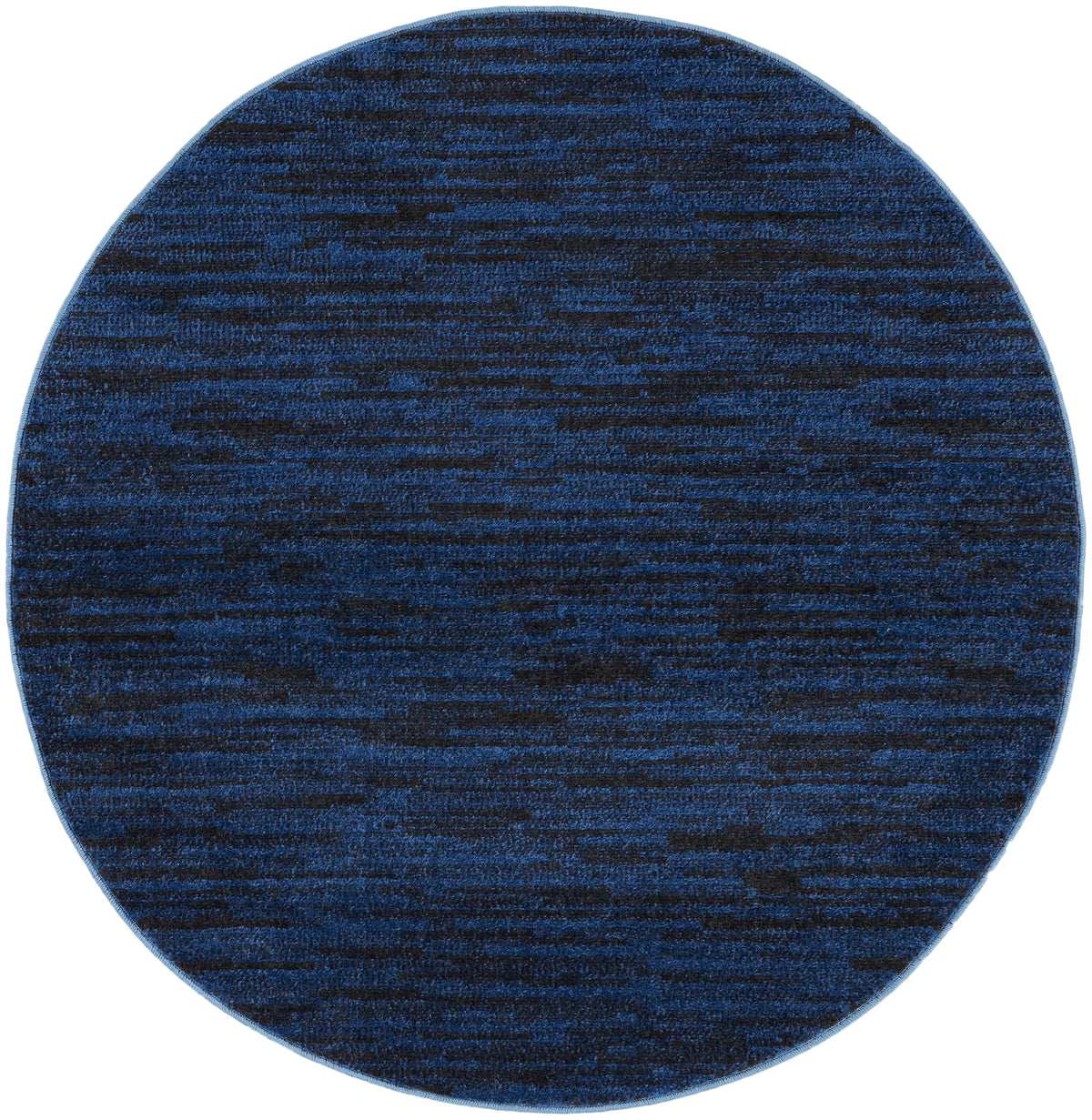 Nourison Essentials NRE01 Midnight Blue Rug - Round