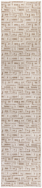 Serenity Home SRH04 Mocha Ivory Rug - Runner