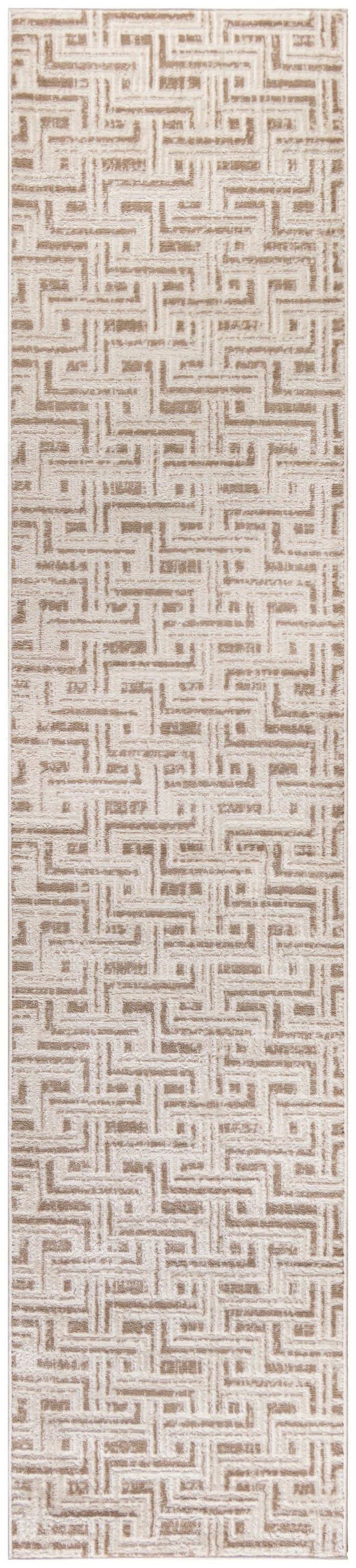 Serenity Home SRH04 Mocha Ivory Rug - Runner