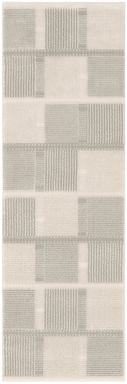 Nordic NRC09 Ivory Grey Rug - Runner