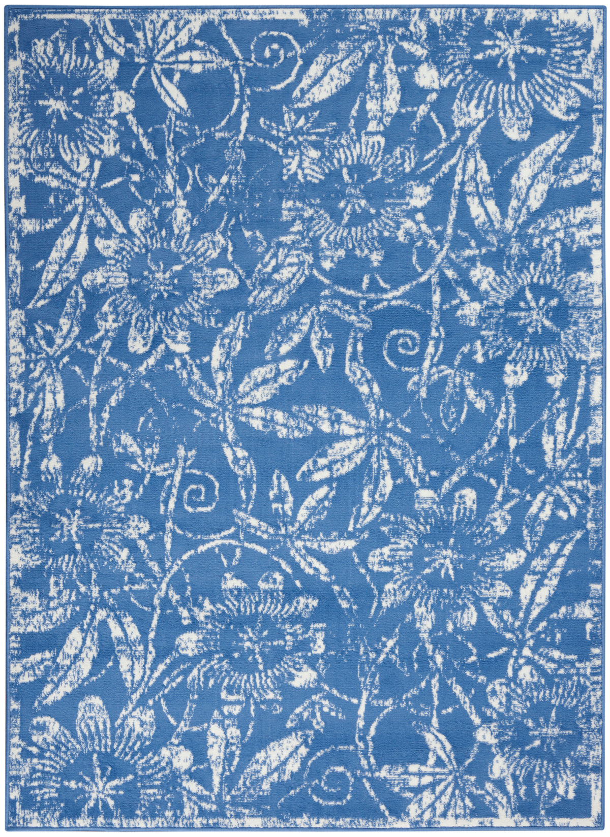 Whimsicle WHS05 Blue Rug - Rectangle
