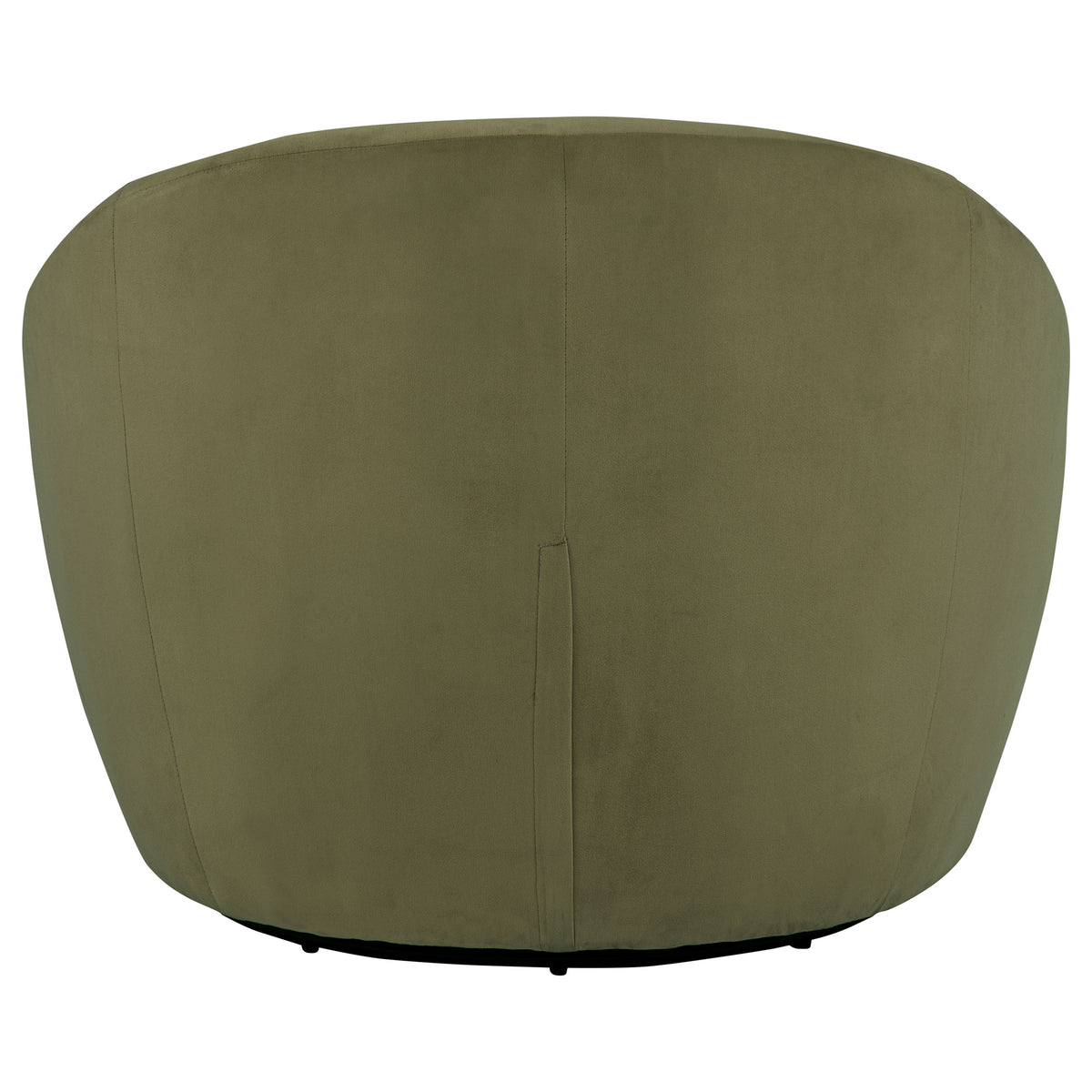 Myernick Velvet Upholstered Swivel Accent Chair - Olive