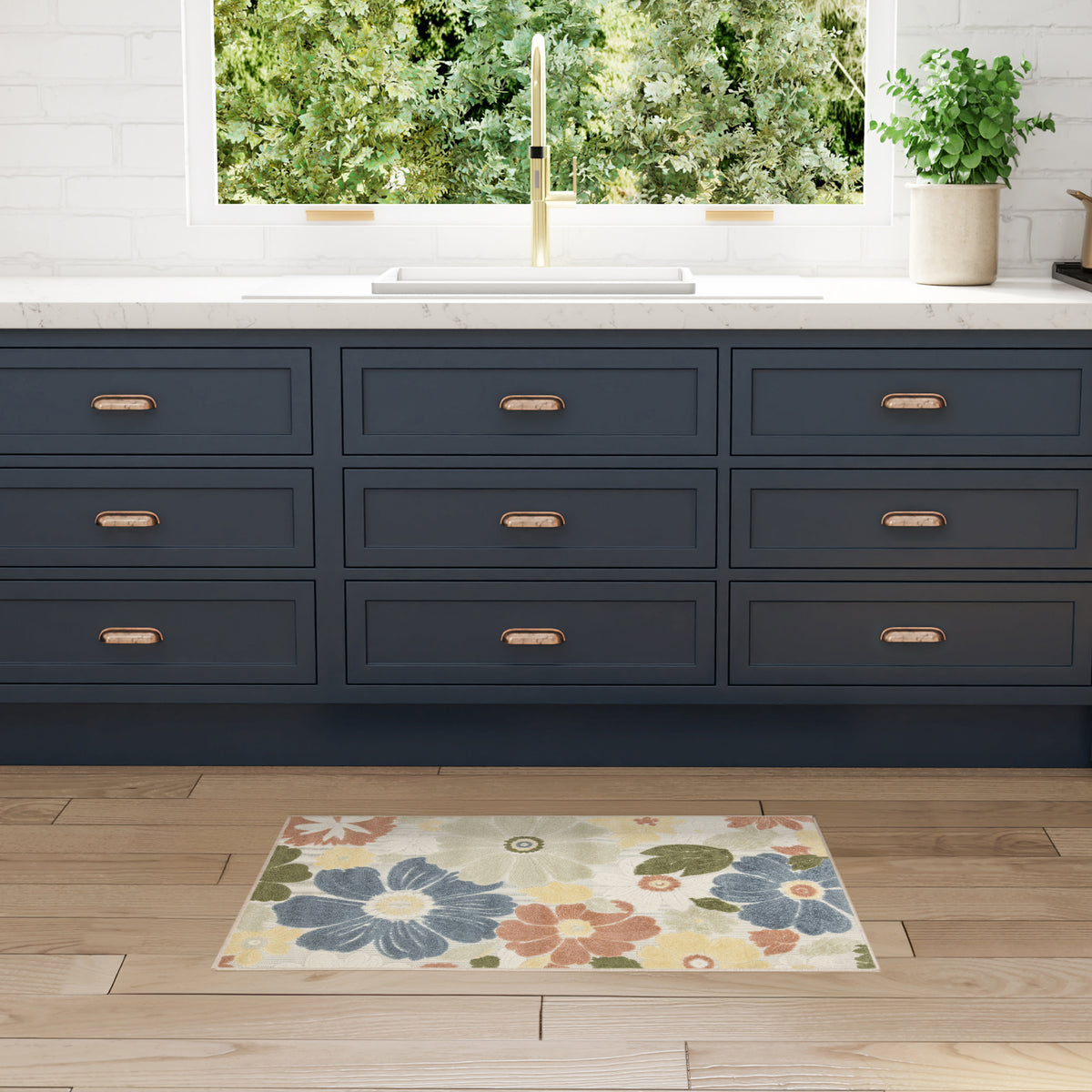 Aloha ALH42 Multicolor Rug - room scene