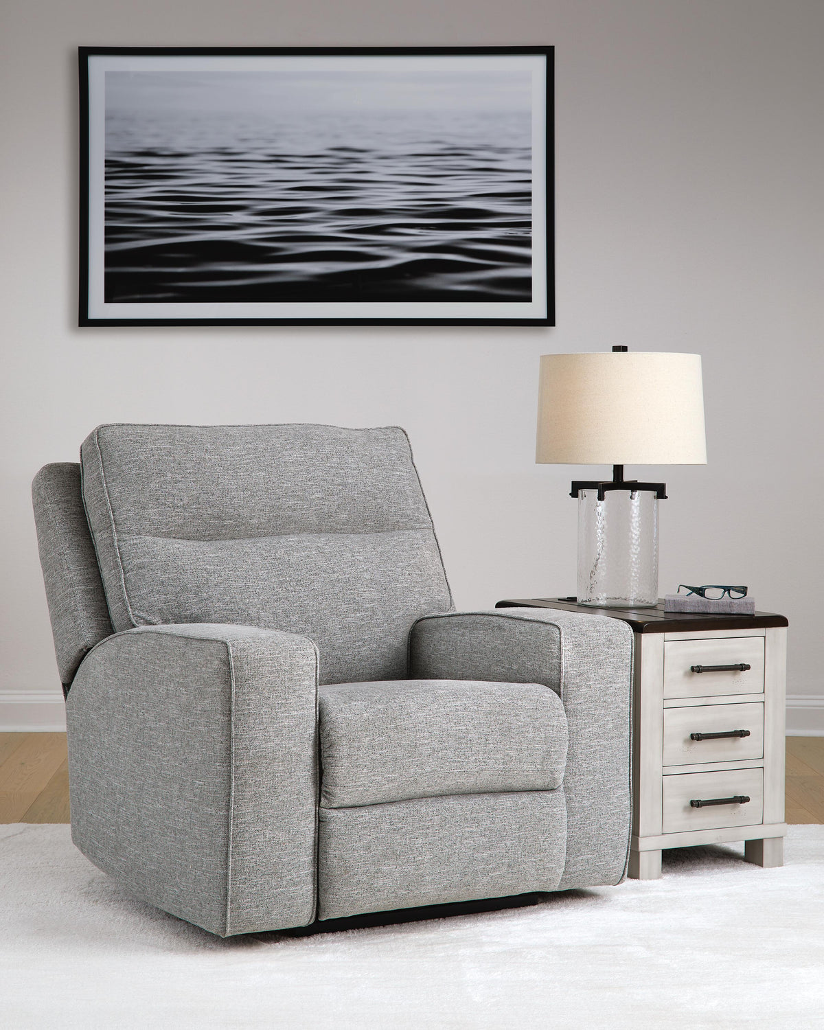 Biscoe Power Reclining Sofa, Loveseat and Recliner