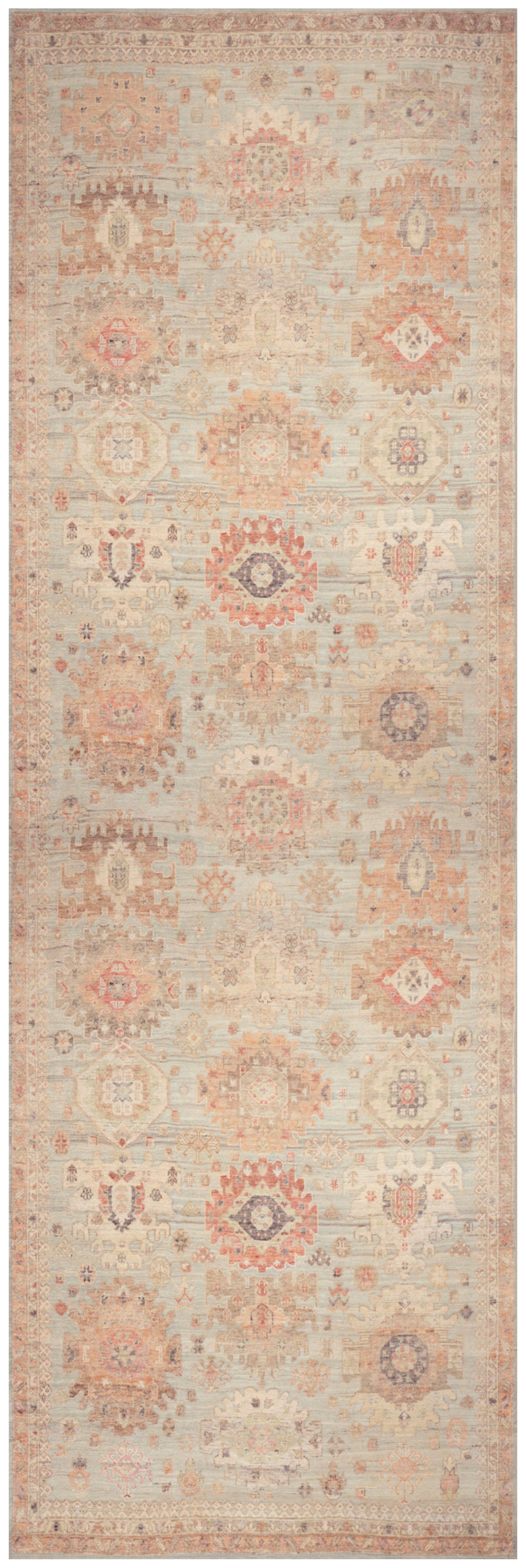 Vintage Washables VWS16 Sage Multicolor Rug - Runner