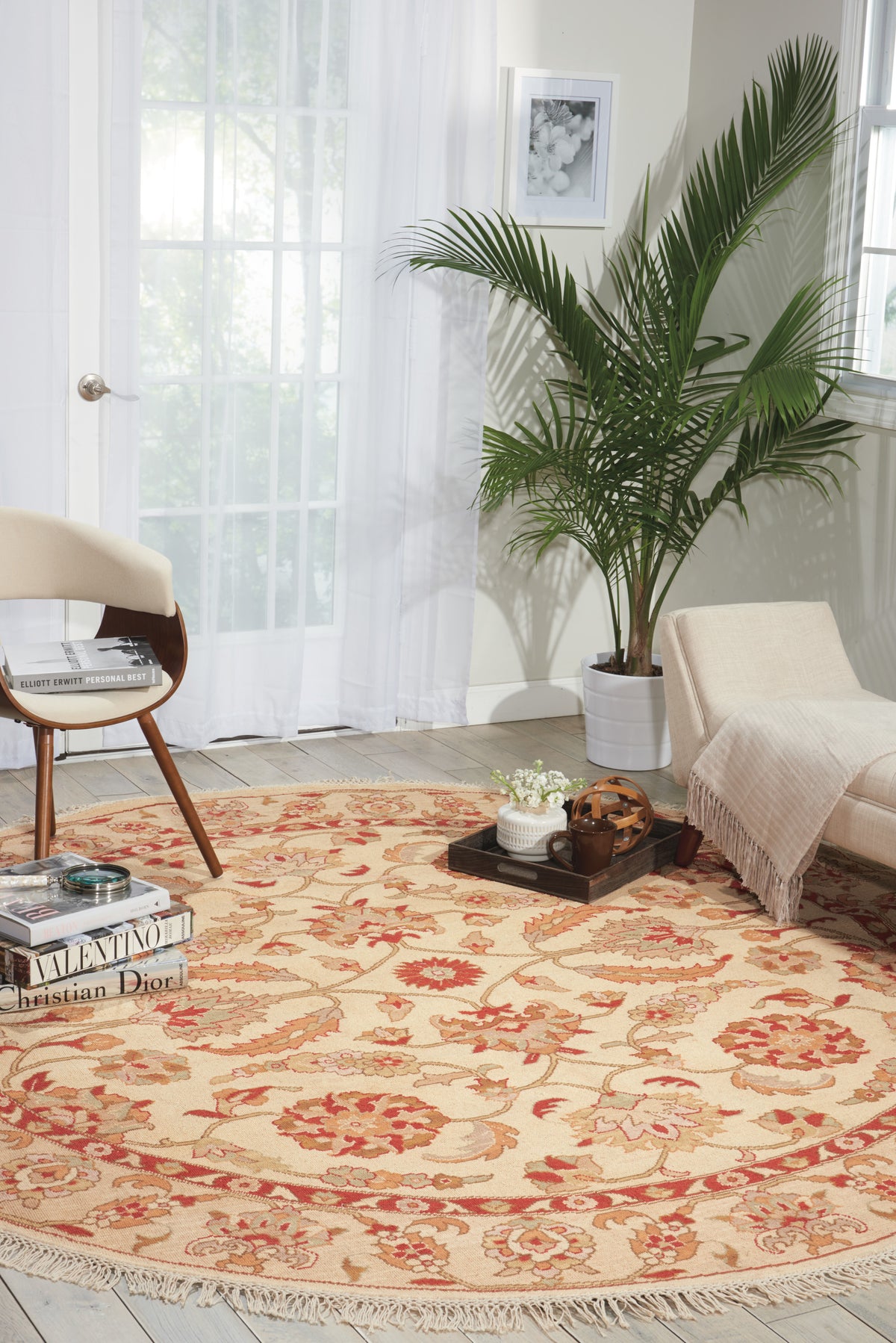 Nourmak S187 Beige Rug - room scene