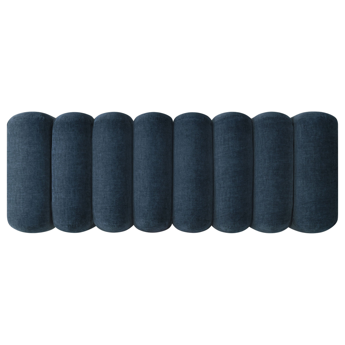 Summer Upholstered Channel Accent Bench - Navy