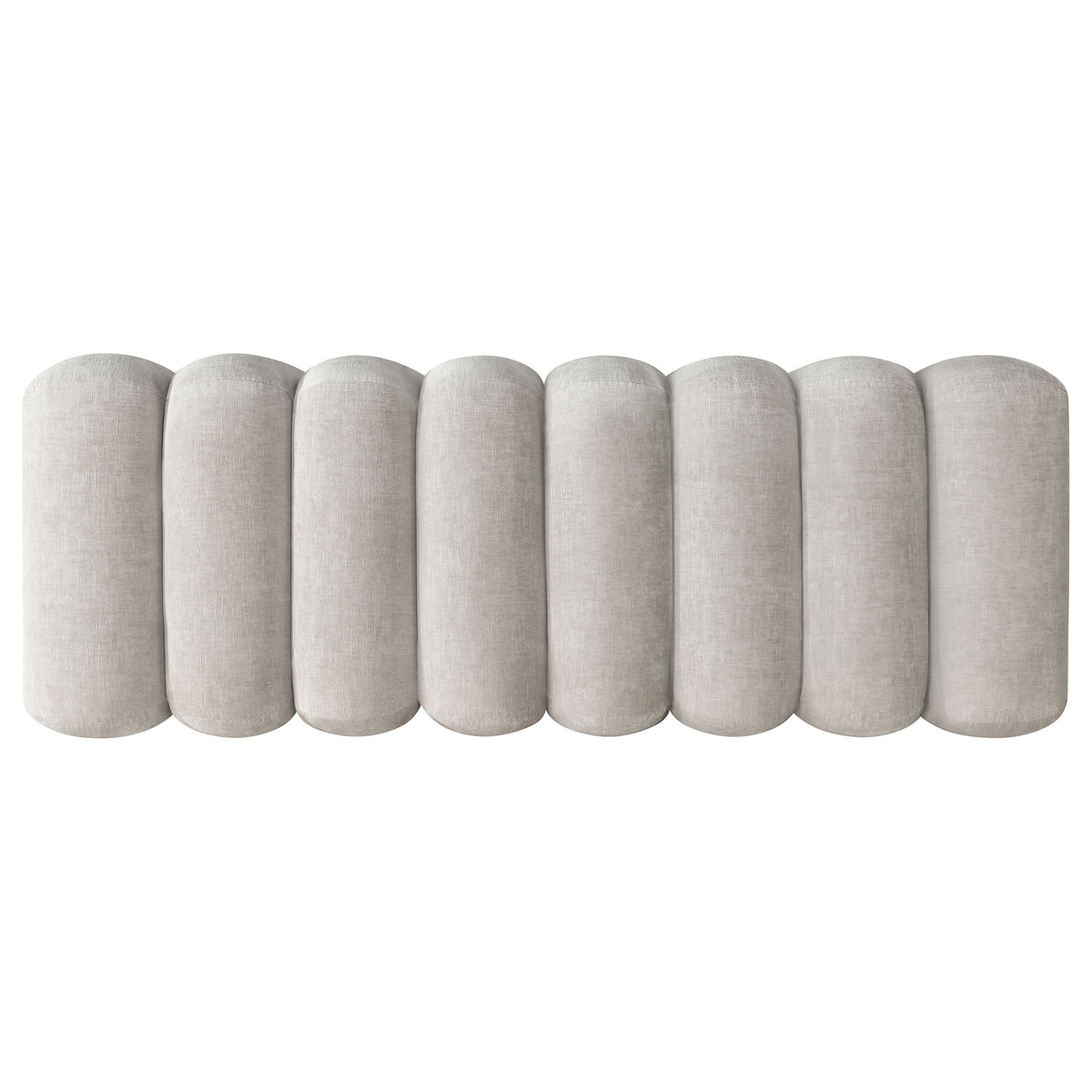Summer Upholstered Channel Accent Bench - Greige