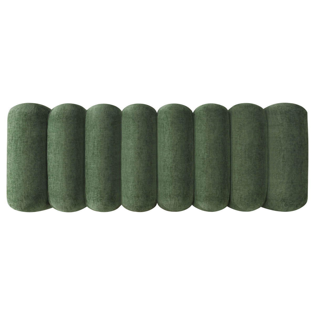 Summer Upholstered Channel Accent Bench - Green