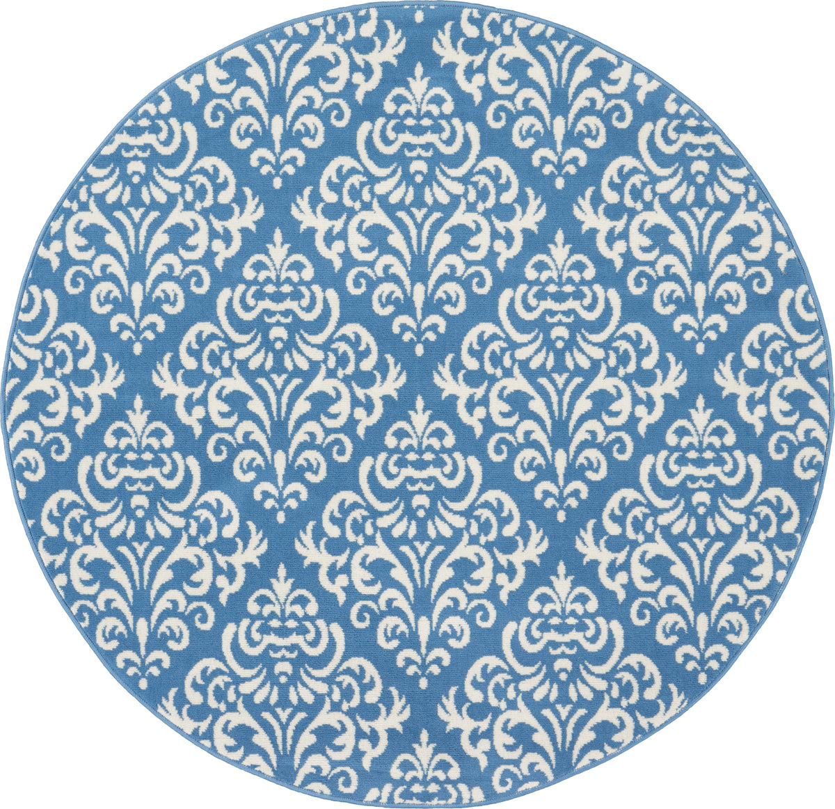 Grafix GRF06 Blue Rug - Round