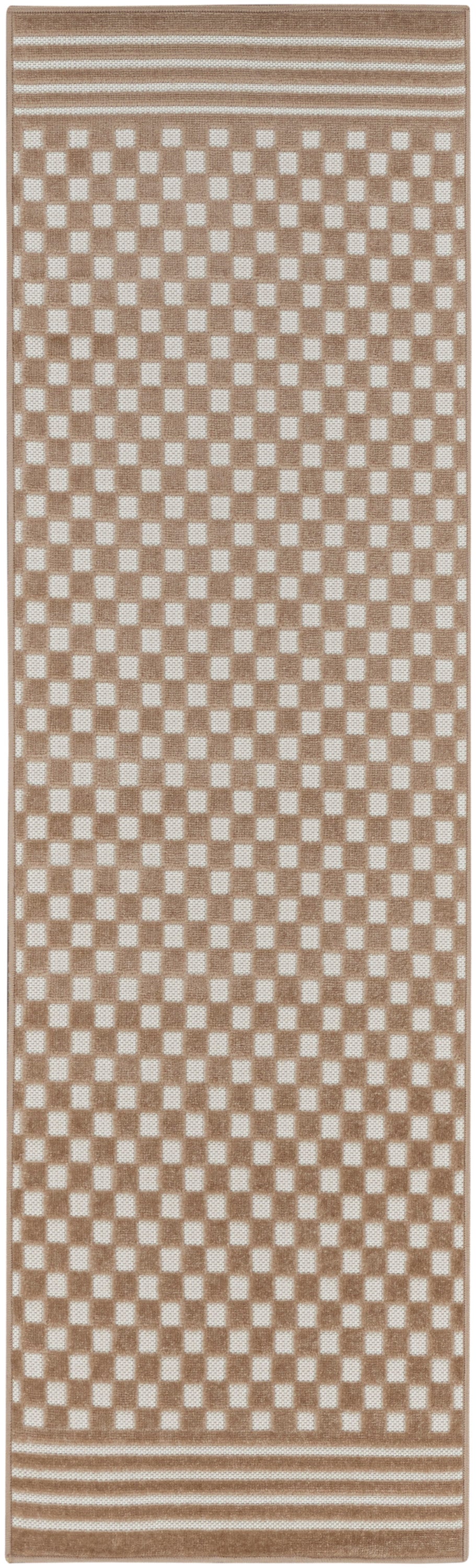 Care Free CAF02 Brown Rug - Runner