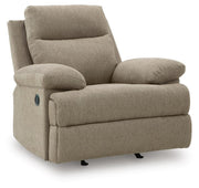 Side-Swipe Rocker Recliner Chenille