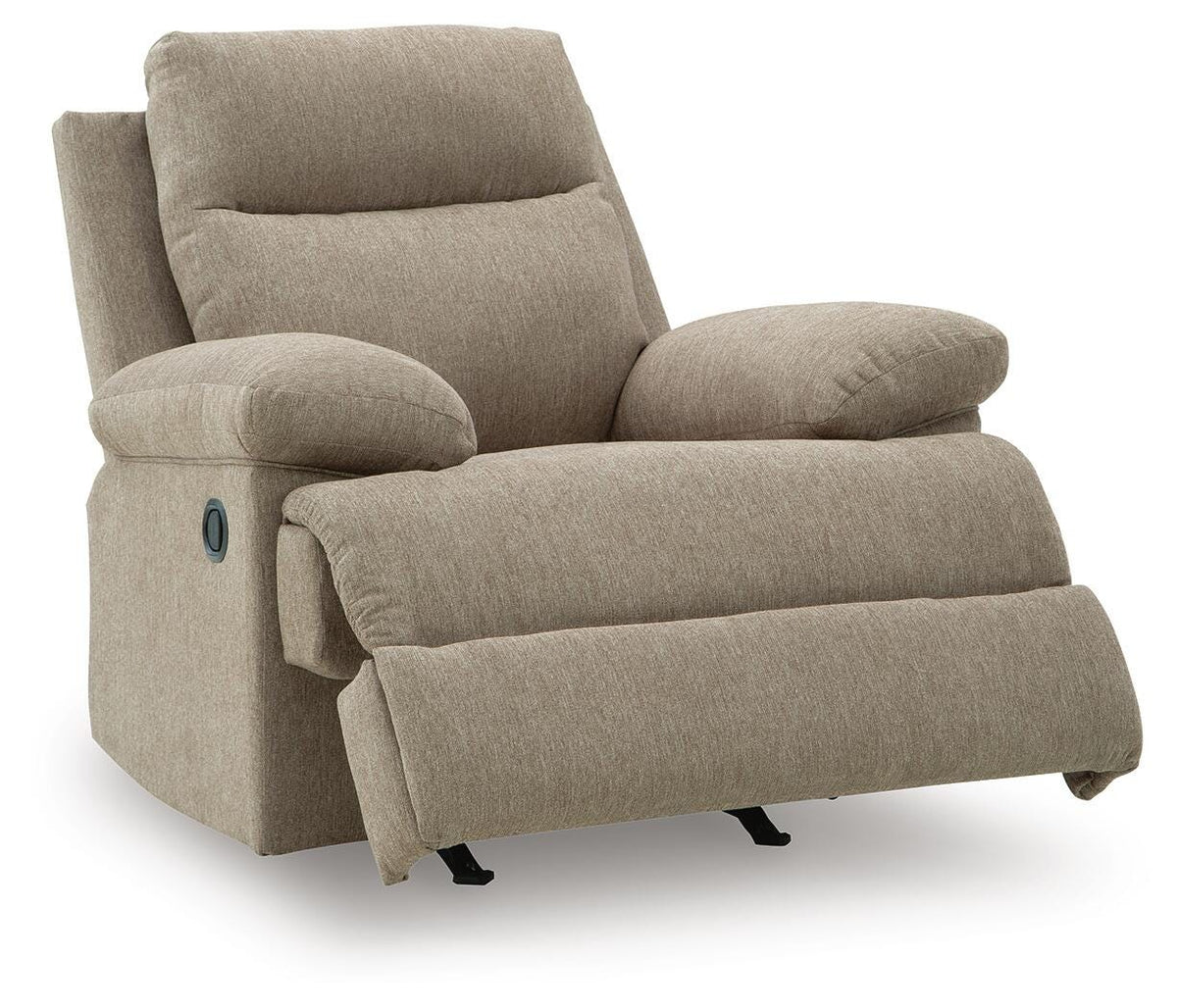 Side-Swipe Rocker Recliner Chenille