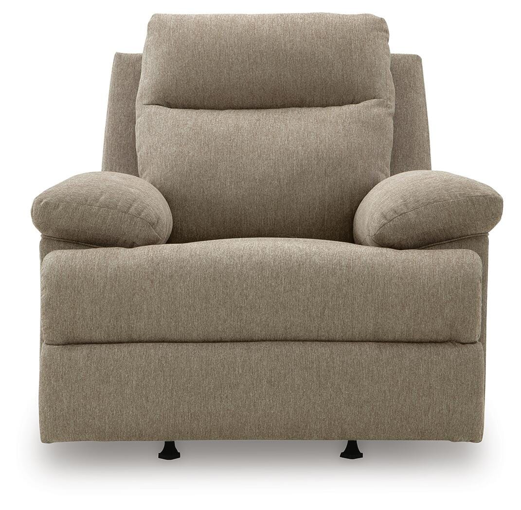 Side-Swipe Rocker Recliner Chenille