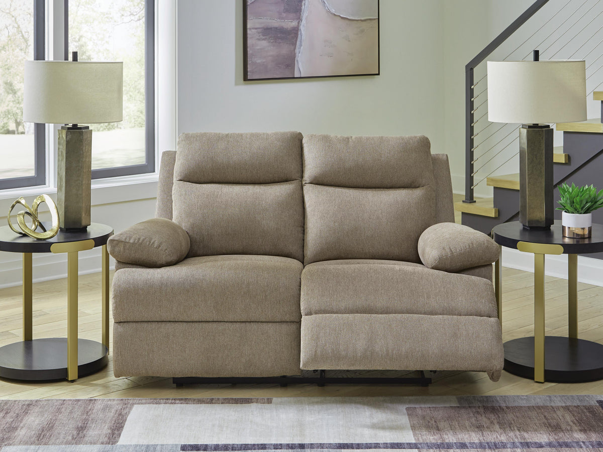Side-Swipe Reclining Loveseat Chenille