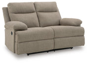 Side-Swipe Reclining Loveseat Chenille